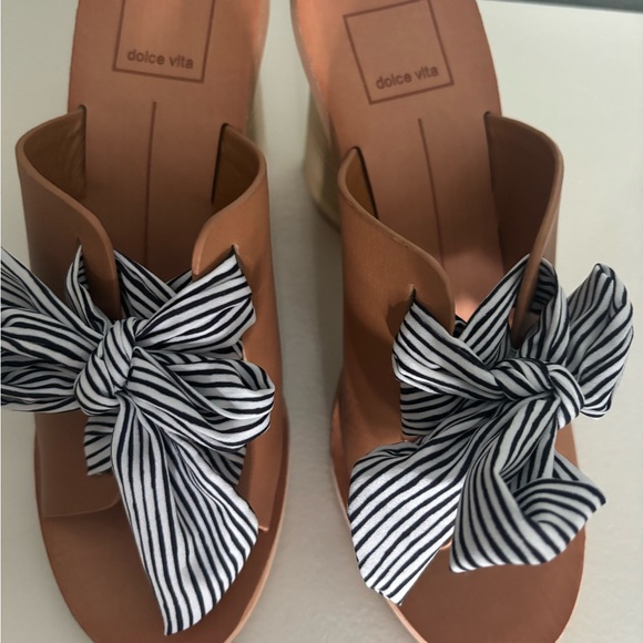 DOLCE VITA Amber Leather Heeled Sandal SZ 7.5 BRAND NEW - Picture 8 of 14